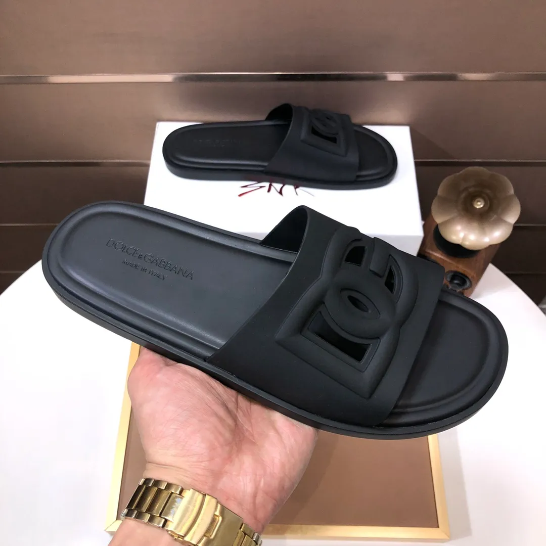 Men's shoes💰280💰【D&G】High-end quality Product trademark: DG "Dolce & Gabban*" slippers, Product material: Imported cowhide upper, original air cushion outsole, regular size: 38-45